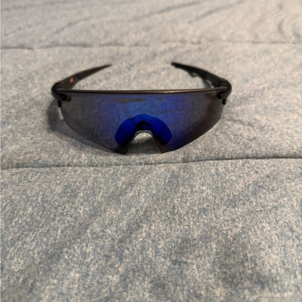 Oakley Encoder Sunglasses Prizm Sapphire Lens Black Frame